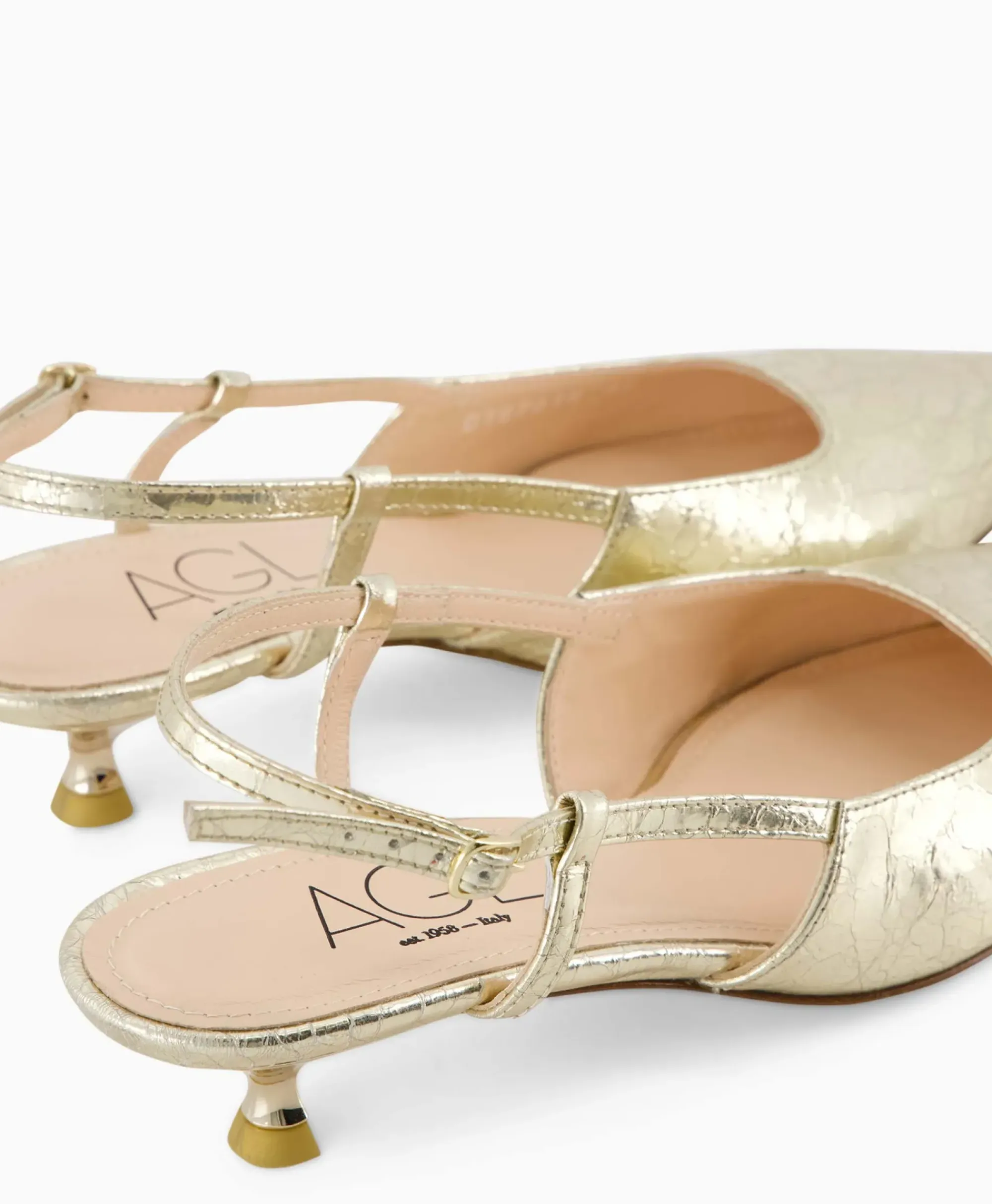 Pumps^Agl Pump Lenor Sling Goud