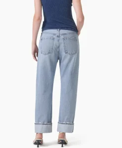 Broeken^Agolde Jeans Fran Jean Blauw