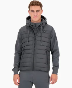 Jassen^Airforce Bodywarmer Padded Donkergrijs