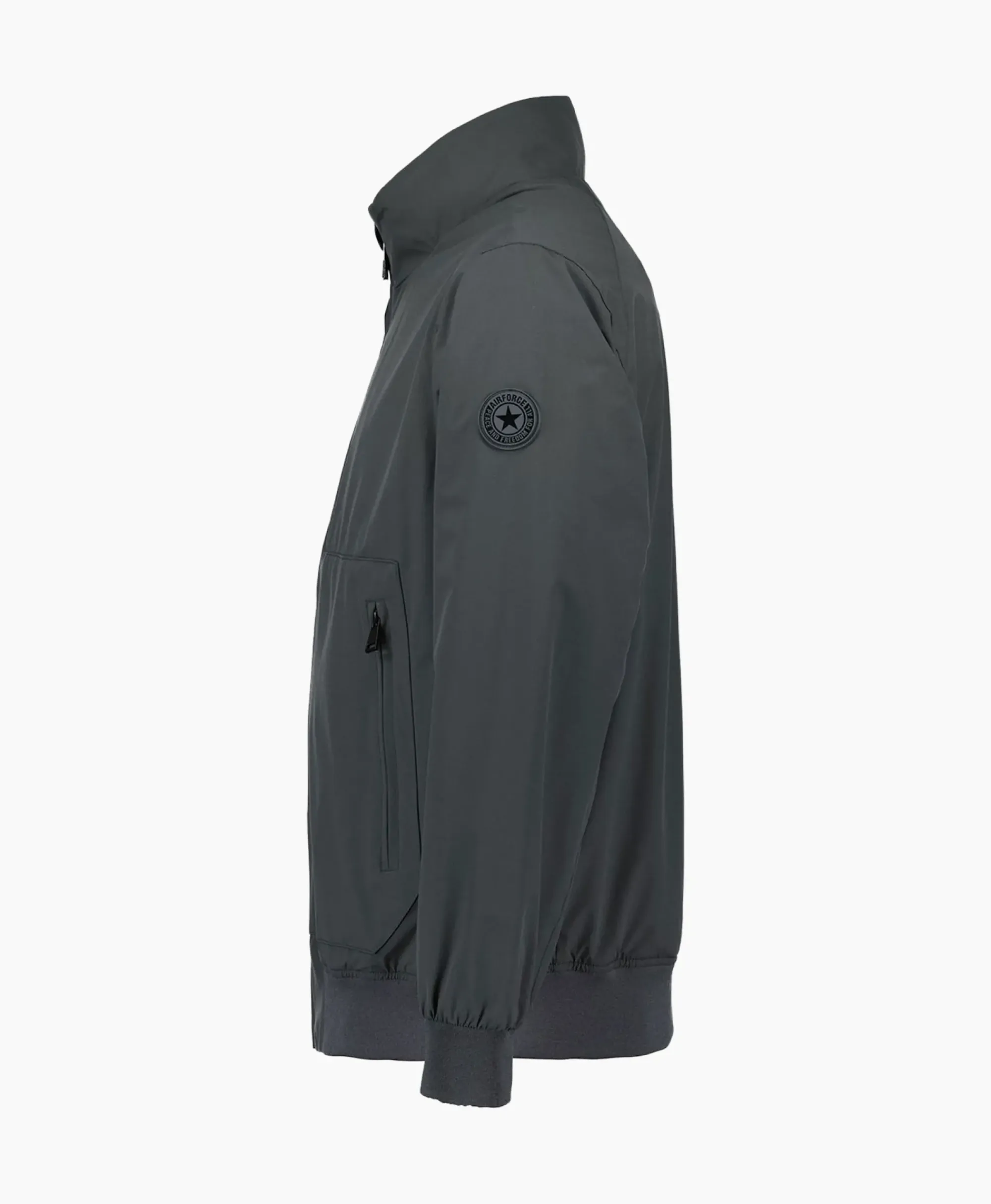 Jassen^Airforce Jack Four-Way Stretchdonker Grijs