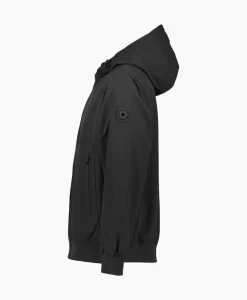 Jassen^Airforce Jack Hooded Four-Fay Stretch Zwart