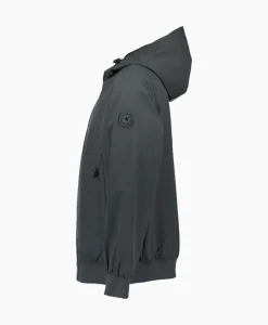 Jassen^Airforce Jack Hooded Four-Fay Stretch Donker Grijs