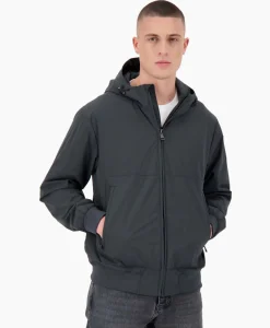 Jassen^Airforce Jack Hooded Four-Fay Stretch Donker Grijs