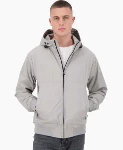 Jassen^Airforce Jack Hooded Four-Fay Stretch Grijs