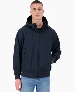 Jassen^Airforce Jack Hooded Four-Way Stretch Donker Blauw