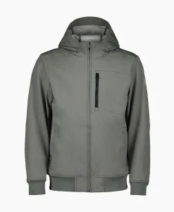 Jassen^Airforce Softshell Jas Hooded Grijs