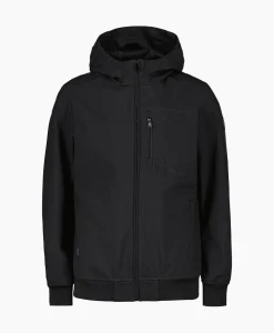 Jassen^Airforce Softshell Jas Hooded Zwart