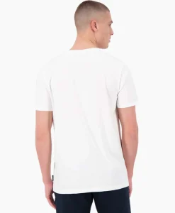 T-Shirts^Airforce T-Shirt Korte Mouw Garment Dyed Wit
