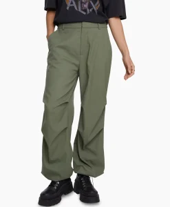 Broeken^Alix The Label Cargobroek Woven Baggy Pants Groen