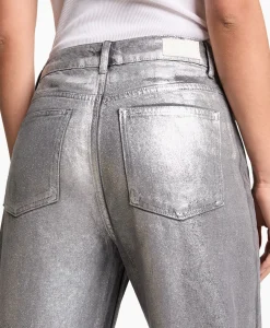 Broeken^Alix The Label Jeans Woven Silver Denim Zilver