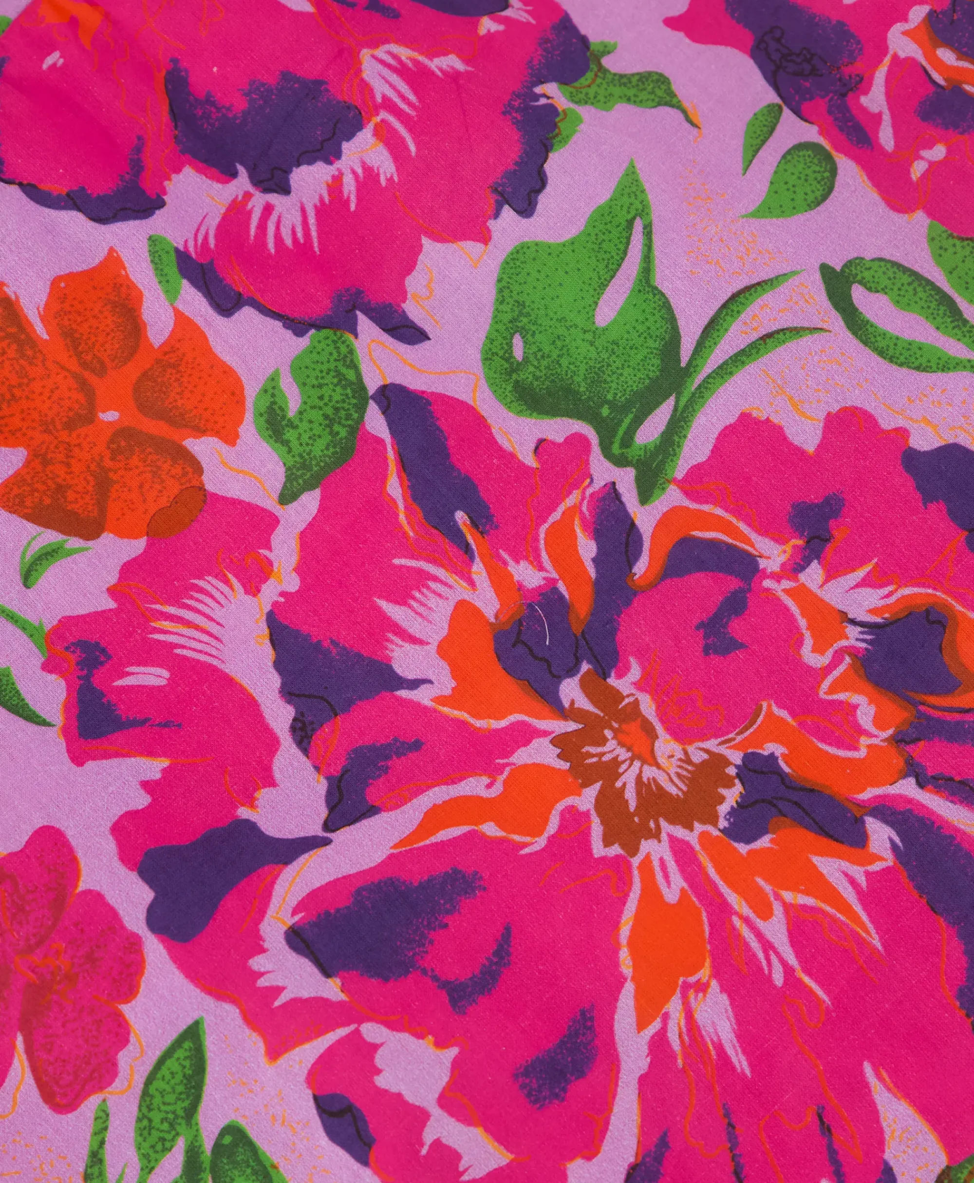 Bruiloftskleding^Alix The Label Jurk Ladies Woven Painted Flower Broderie Dress Print + 2 Kleurig