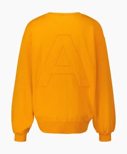 Truien^Alix The Label Pullover Knitted Patch Oranje