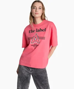 T-Shirts & Tops^Alix The Label T-Shirt Korte Mouw Knitted A Pink