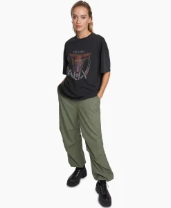 T-Shirts & Tops^Alix The Label T-Shirt Korte Mouw Knitted Bull Zwart
