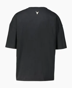 T-Shirts & Tops^Alix The Label T-Shirt Korte Mouw Knitted Bull Zwart