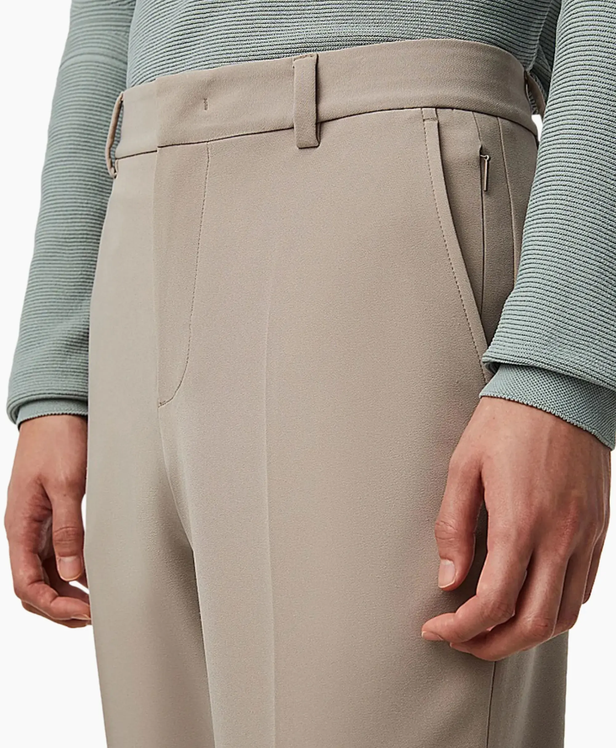Broeken^Alpha Tauri Broek Pelan Zand