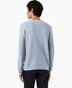 Truien^Alpha Tauri Sweater Fosop Licht Blauw