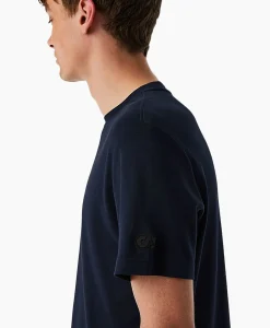 T-Shirts^Alpha Tauri T-Shirt Korte Mouw Jopin Donker Blauw