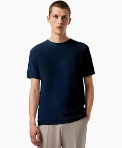 T-Shirts^Alpha Tauri T-Shirt Korte Mouw Fosos Donker Blauw