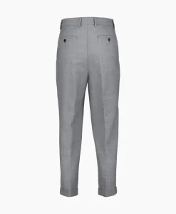 Broeken^Ami Paris Broek Carott Fit Antraciet
