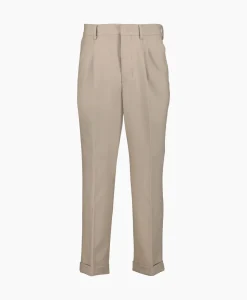 Broeken^Ami Paris Broek Carott Fit Taupe