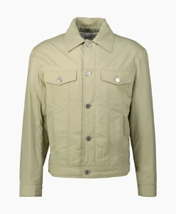 Jassen^Ami Paris Jack Padded Trucker Zand