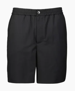 Broeken^Ami Paris Korte Broek Elasticated Waist Zwart