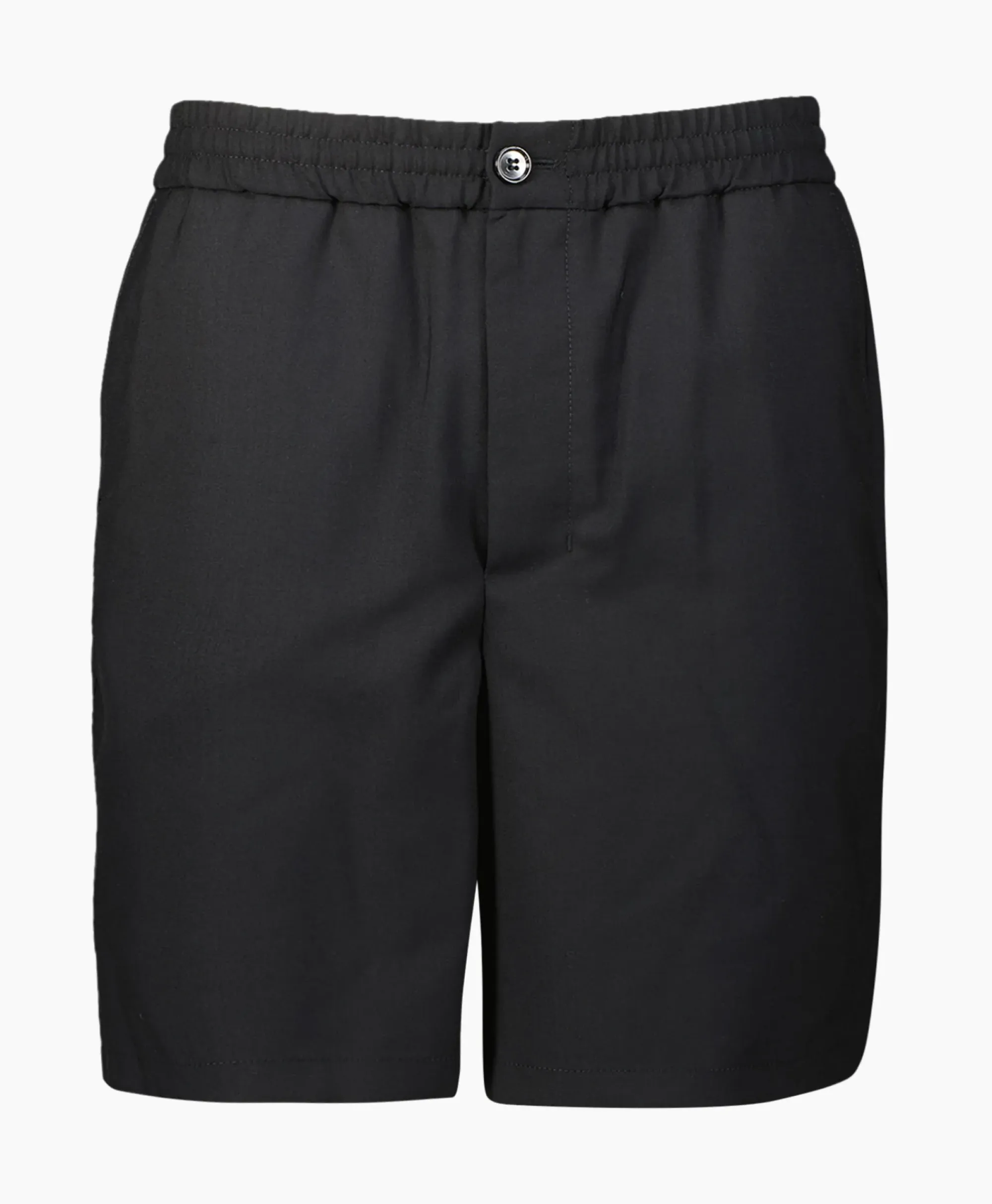 Broeken^Ami Paris Korte Broek Elasticated Waist Zwart