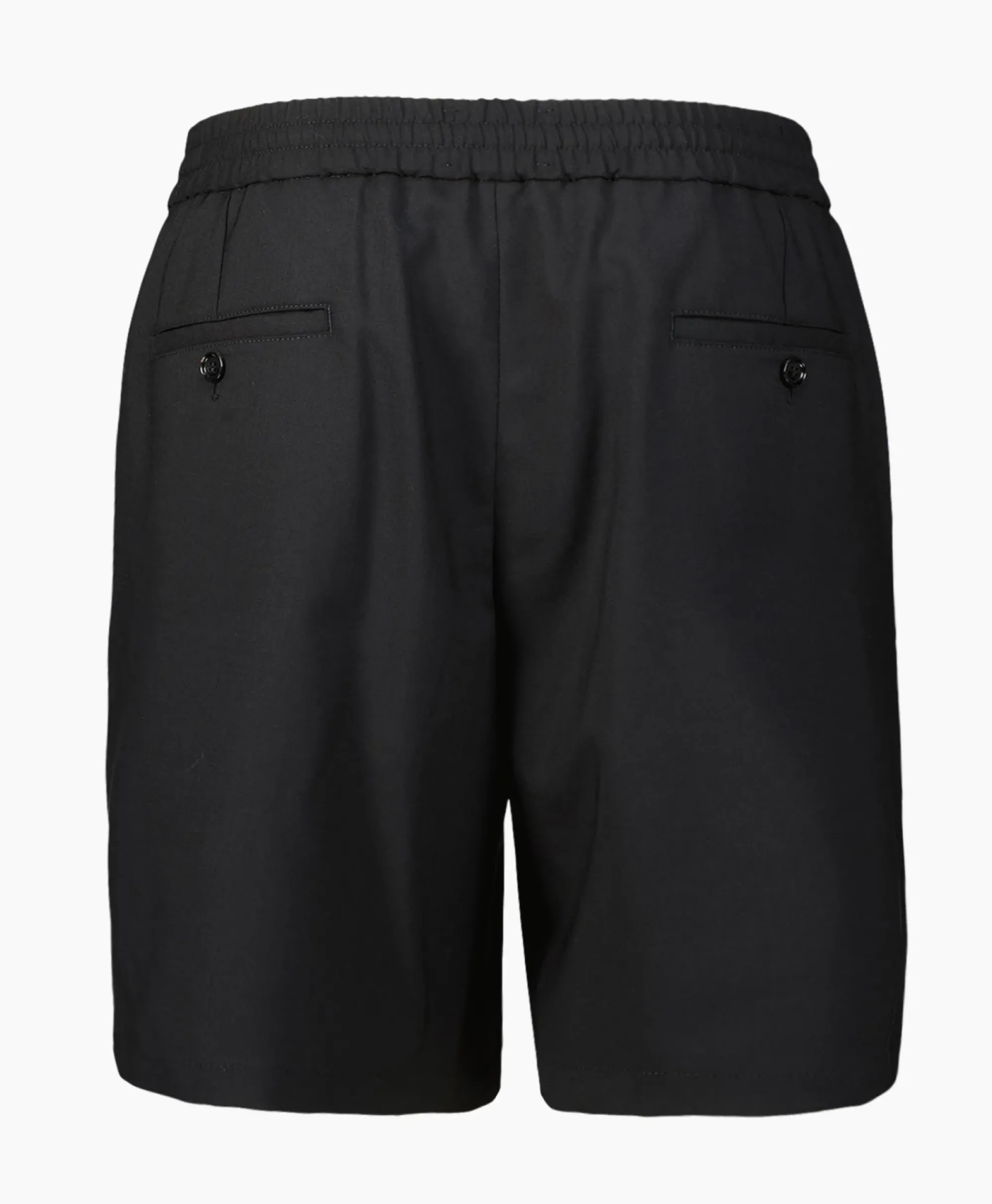 Broeken^Ami Paris Korte Broek Elasticated Waist Zwart