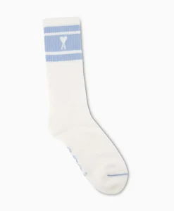 Sokken^Ami Paris Sokken Adc Striped Blauw