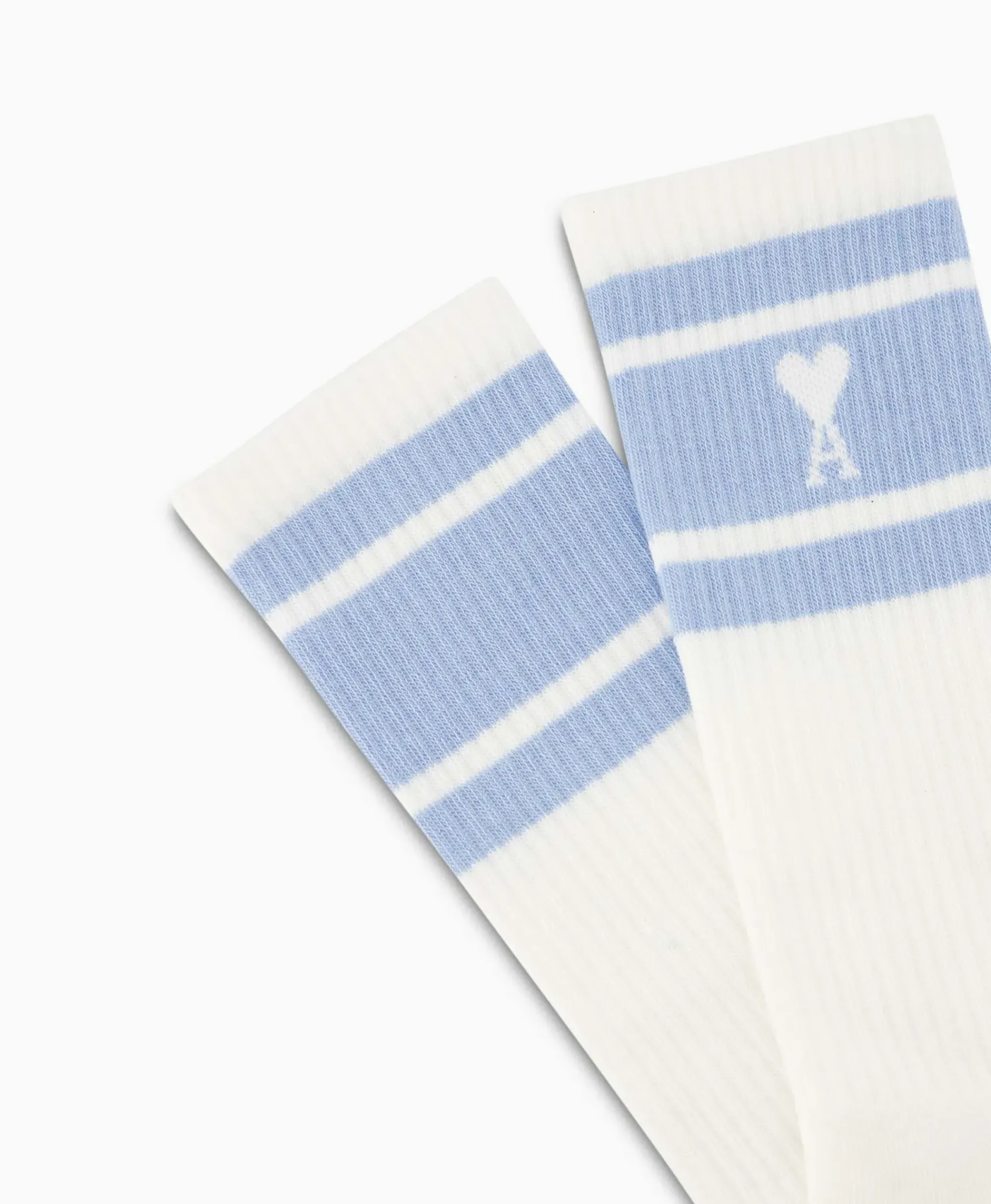 Sokken^Ami Paris Sokken Adc Striped Blauw