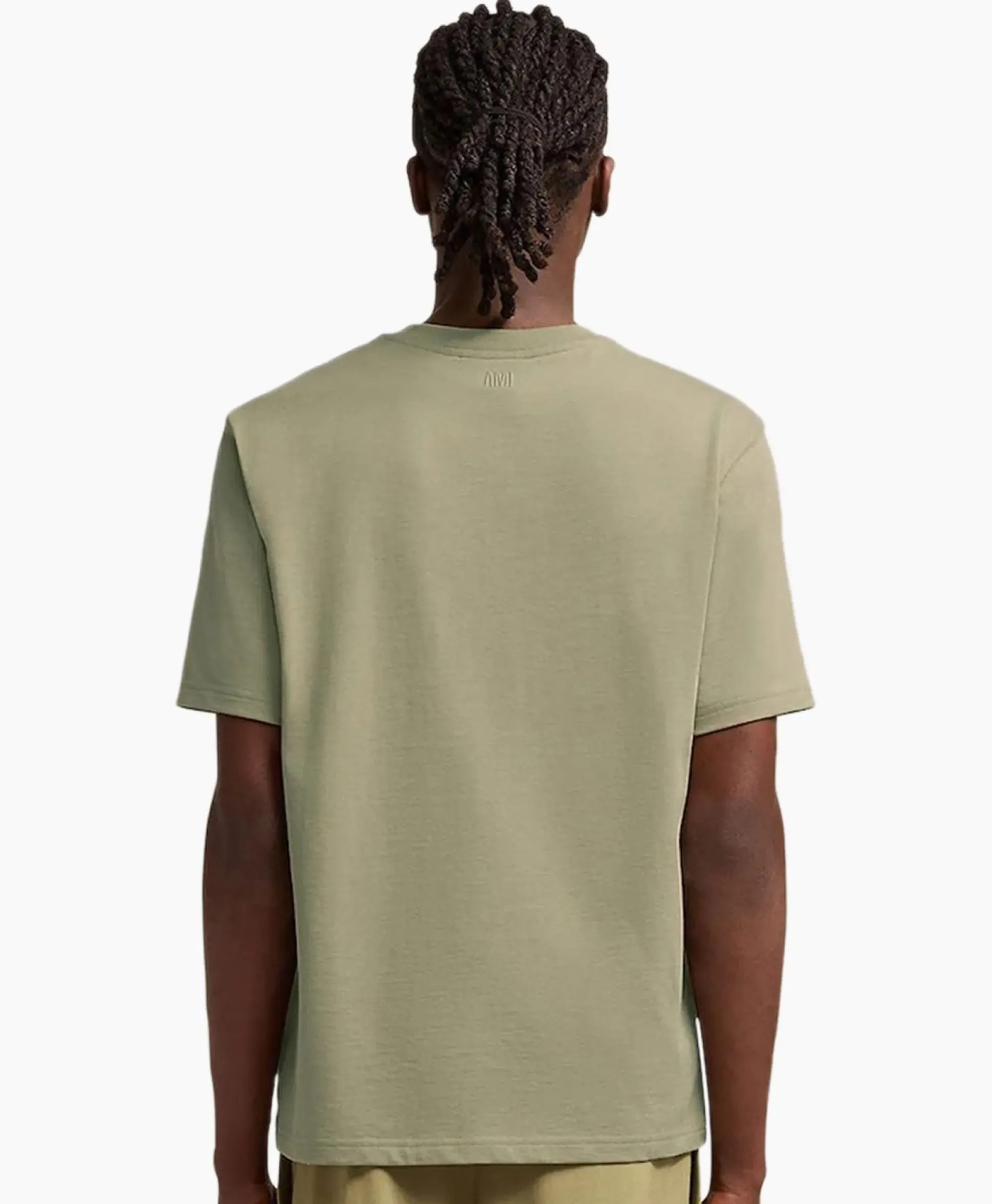 T-Shirts^Ami Paris T-Shirt Korte Mouw Adc Khaki