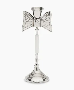 Lifestyle^Anna+nina Accessoires Lady Bow Candle Holder Zilver