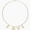 Sieraden^Anna+nina Ketting Bonfire Choker Goud