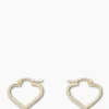 Sieraden^Anna+nina Oorbellen Funky Love Small Hoop Goud
