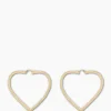 Sieraden^Anna+nina Oorbellen Funky Love Hoop Goud