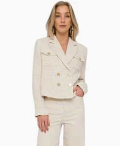 Blazers^Anna Van Toor Blazer 33A01-02613 Off White