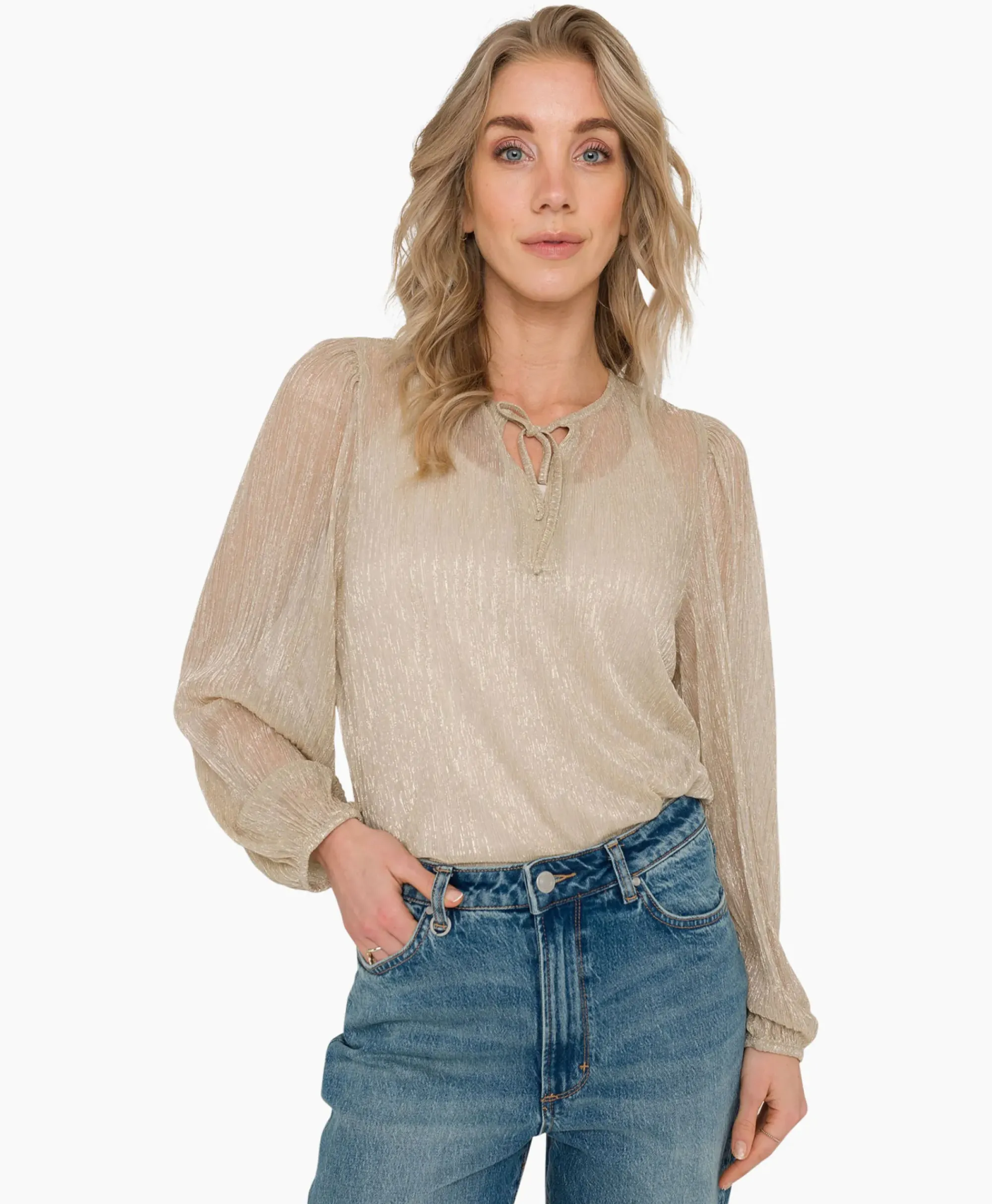 Blouses^Anna Van Toor Blouse 26A05-03428 Goud