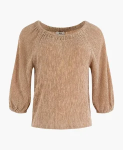 T-Shirts & Tops^Anna Van Toor Blouse 26A05-03373 Zand