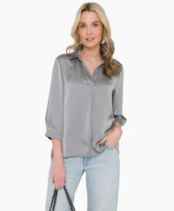 Blouses^Anna Van Toor Blouse 32A05-03274 Zilver