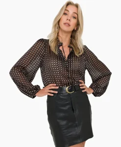Blouses^Anna Van Toor Blouse 74A05-03367 Zwart