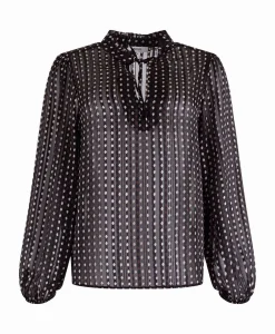 Blouses^Anna Van Toor Blouse 74A05-03367 Zwart
