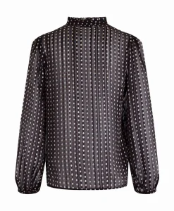 Blouses^Anna Van Toor Blouse 74A05-03367 Zwart