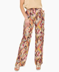 Broeken^Anna Van Toor Broek 26A02-03208 Zand
