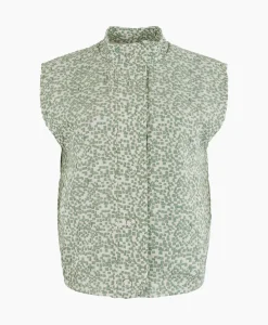 Gilets^Anna Van Toor Gilet 43A11-02108B Groen