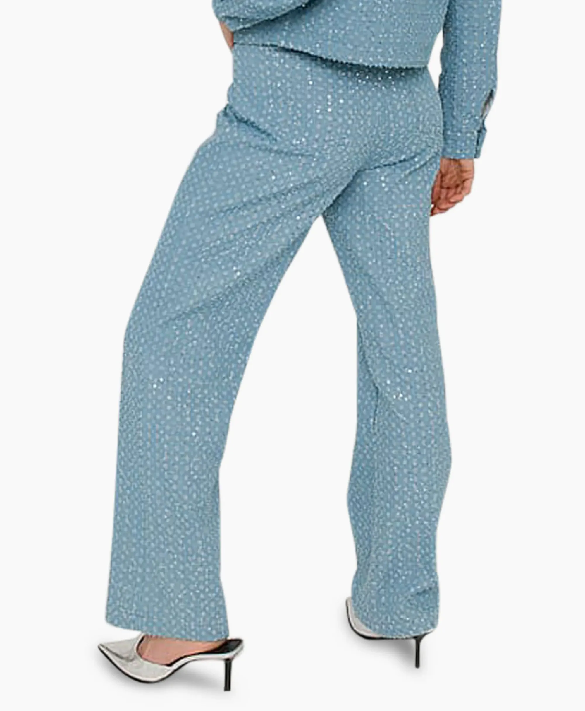 Broeken^Anna Van Toor Jeans 17A02-03178A Blauw