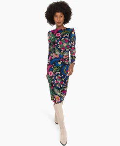 Jurken^Anna Van Toor Jurk 26A06-03636 Zwart