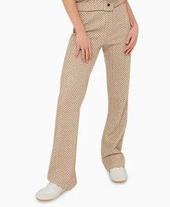 Broeken^Anna Van Toor Pantalon 26A02-03123C Zand