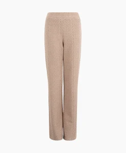 Broeken^Anna Van Toor Pantalon 26A02-03123C Zand