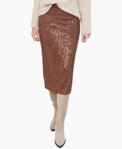 Rokken^Anna Van Toor Rok 74A03-02616B Brons